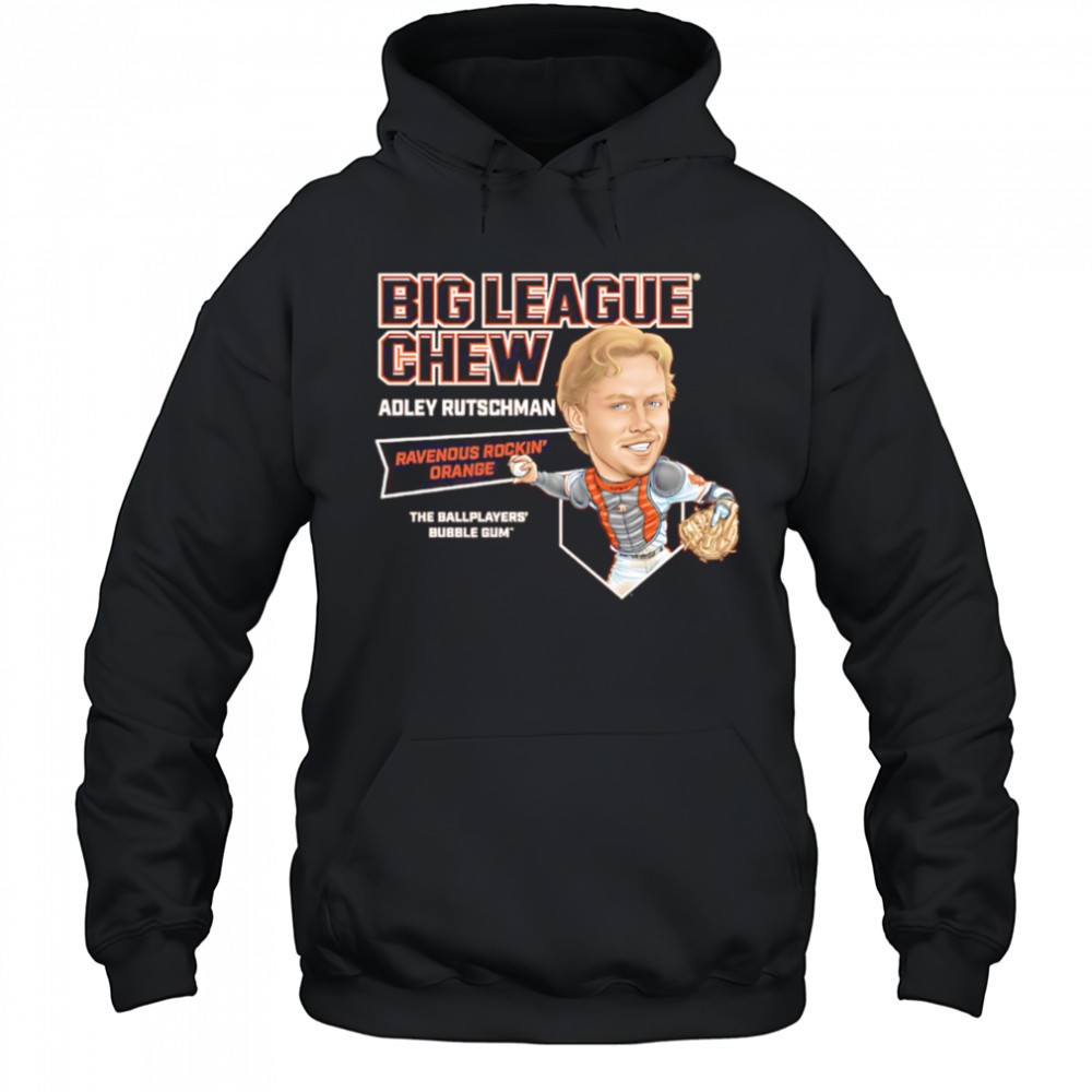Big League Chew Adley Rutschman Ravenous Rockin Orange The Ballplayers Bubble Gum shirt