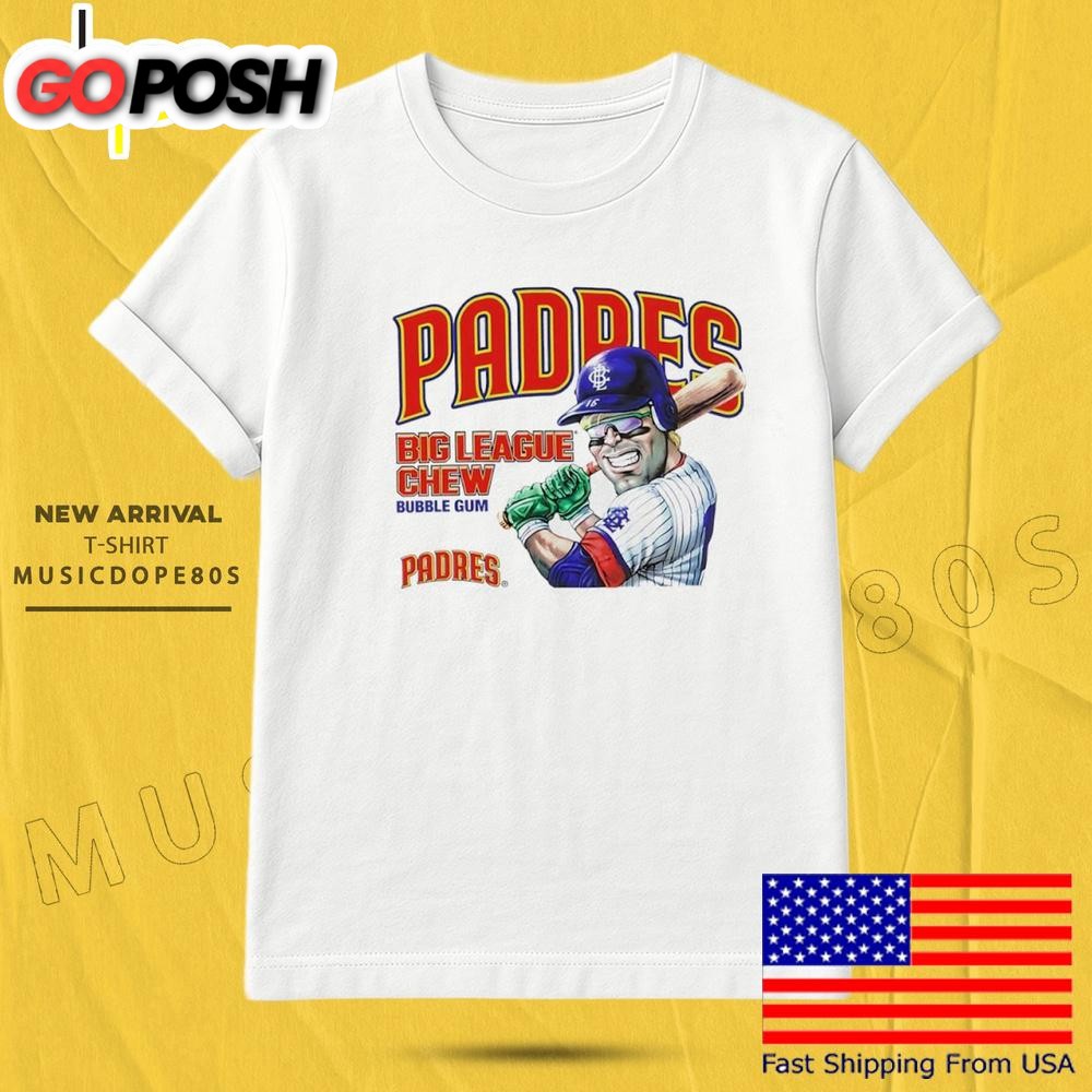 Big League Chew Bubble Gum San Diego Padres T Shirt