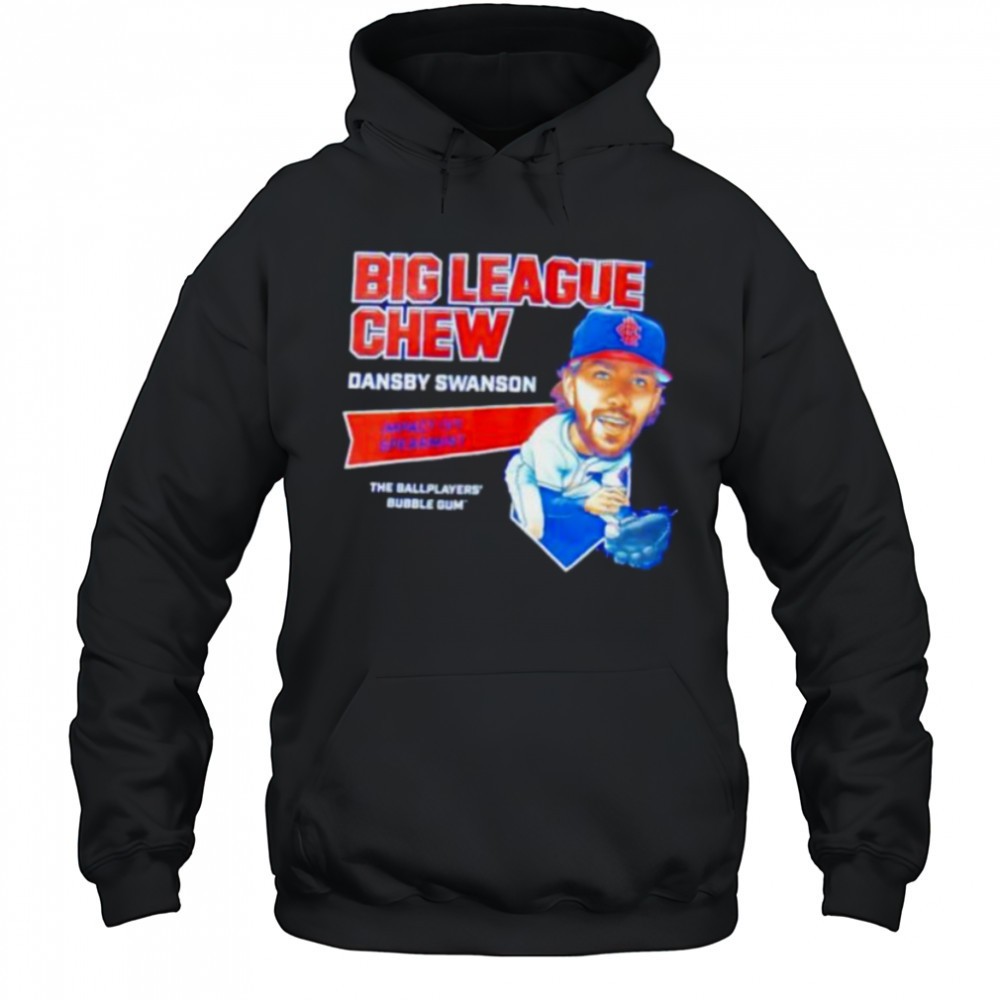 Big League Chew Dansby Swanson Impact Ivy Spearmint The Ballplayers Bubble Gum shirt