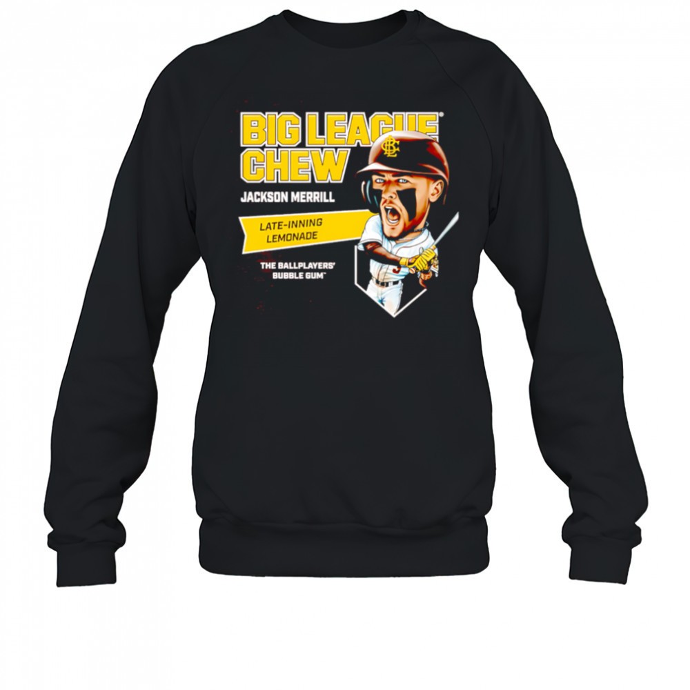 big-league-chew-jackson-merrills-late-inning-lemonade-the-ballplayers-bubble-gum-44sddyjl Big league chew Jackson Merrills Late-Inning Lemonade the ballplayers bubble gum shirt