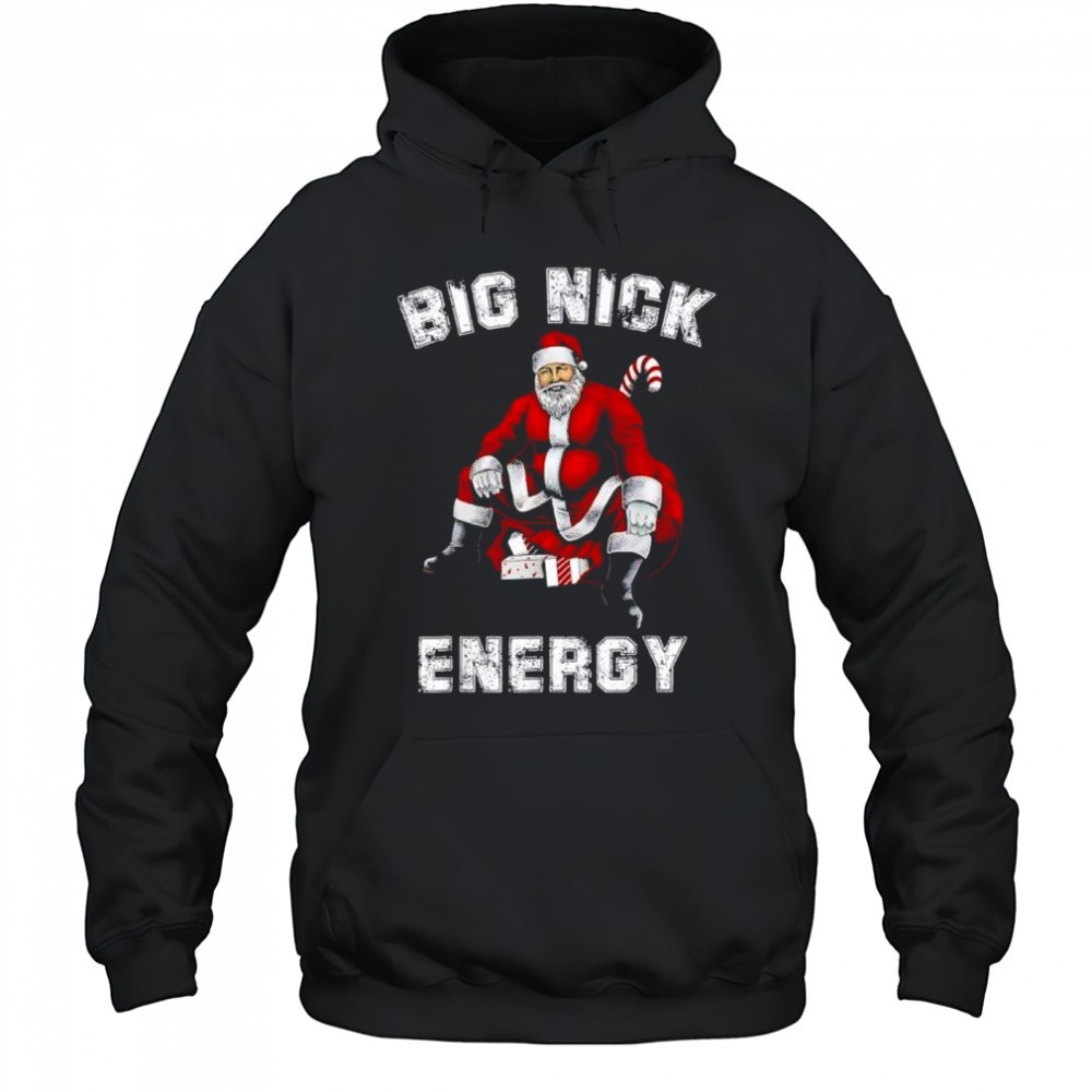Big Nick Energy Funny Santa Christmas shirt