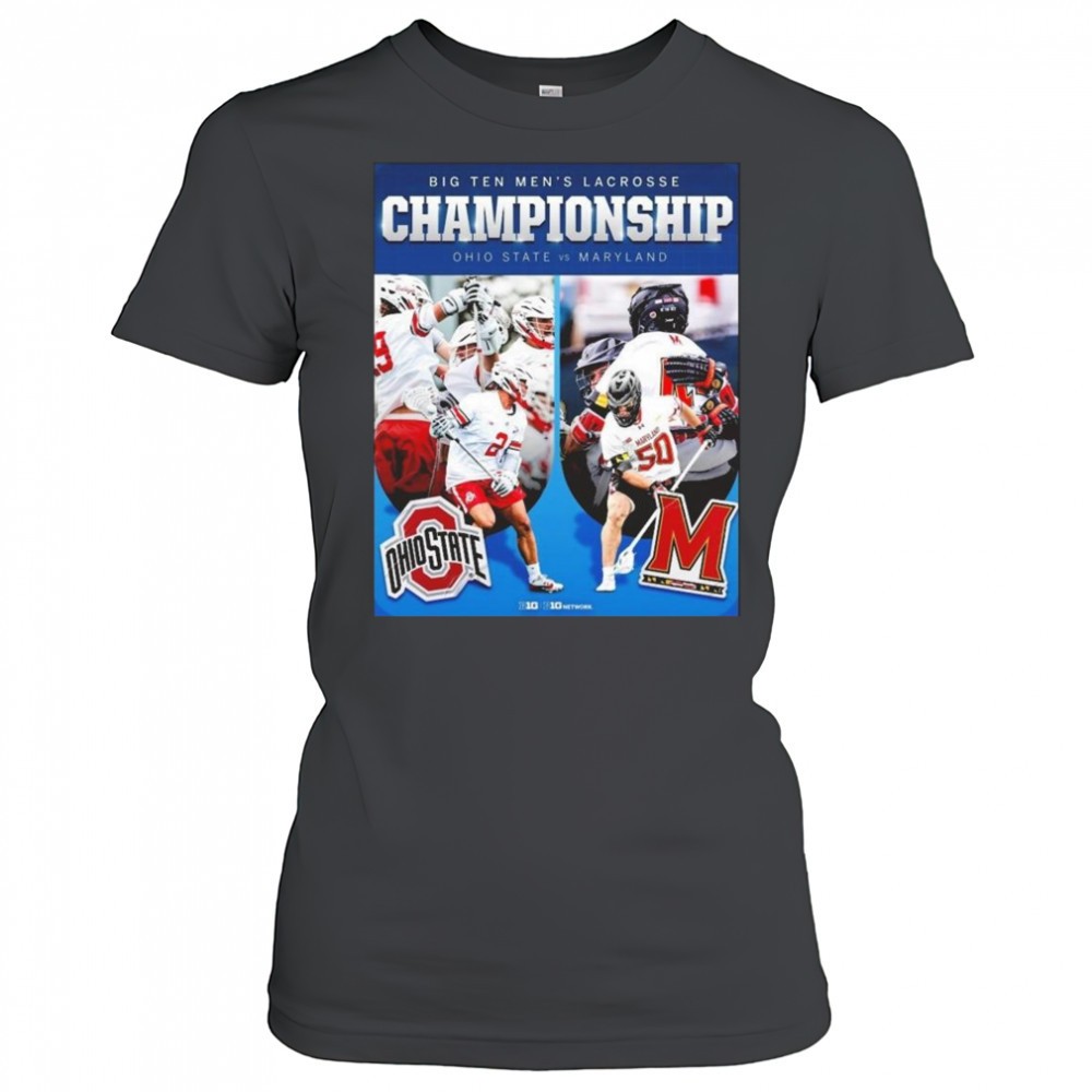 big-ten-mens-lacrosse-conference-tournament-championship-ohio-state-buckeyes-vs-7w2bpukj Big Ten Mens Lacrosse Conference Tournament Championship Ohio State Buckeyes Vs Maryland Terrapins Shirt