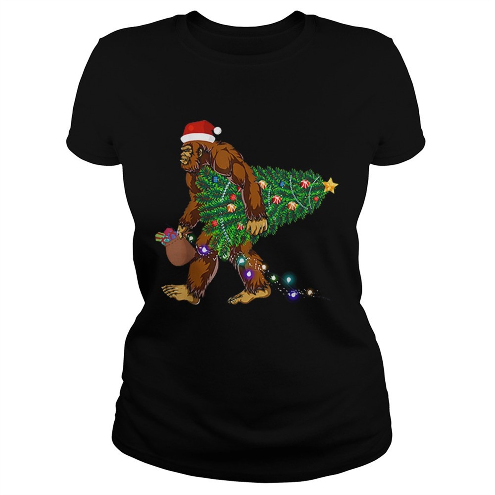 bigfoot-carrying-christmas-tree-sasquatch-santa-shirt-84tbejj8 Bigfoot Carrying Christmas Tree Sasquatch Santa shirt