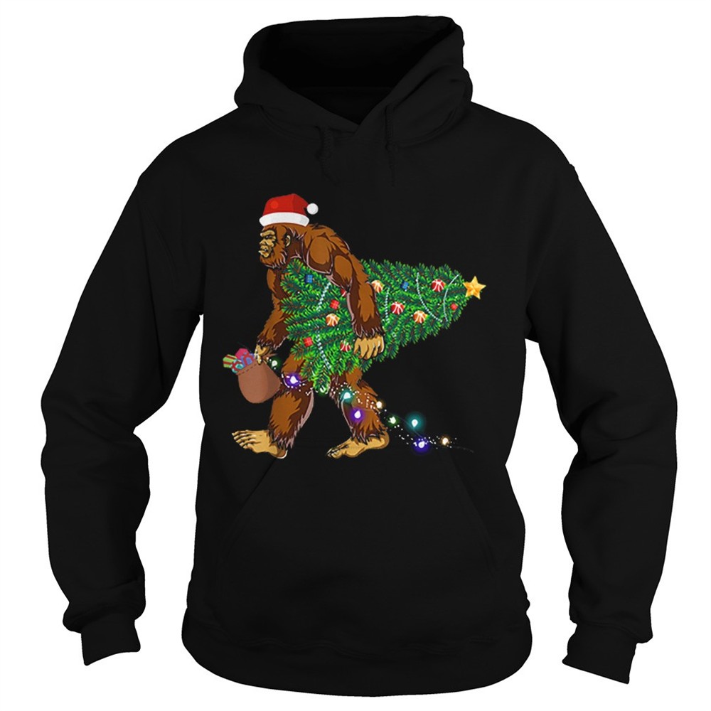 bigfoot-carrying-christmas-tree-sasquatch-santa-shirt-84tbejj8 Bigfoot Carrying Christmas Tree Sasquatch Santa shirt