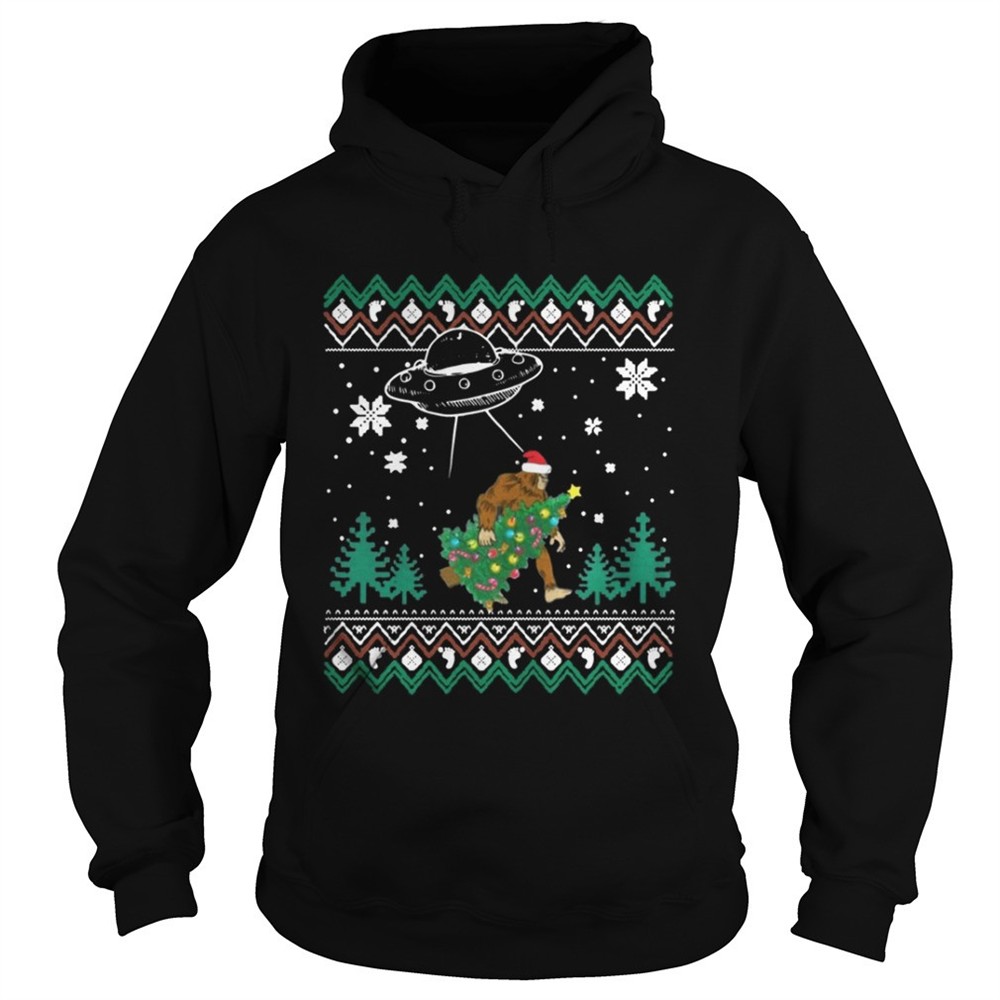 Bigfoot Christmas Tree Bigfoot Decoration Christmas Sweater