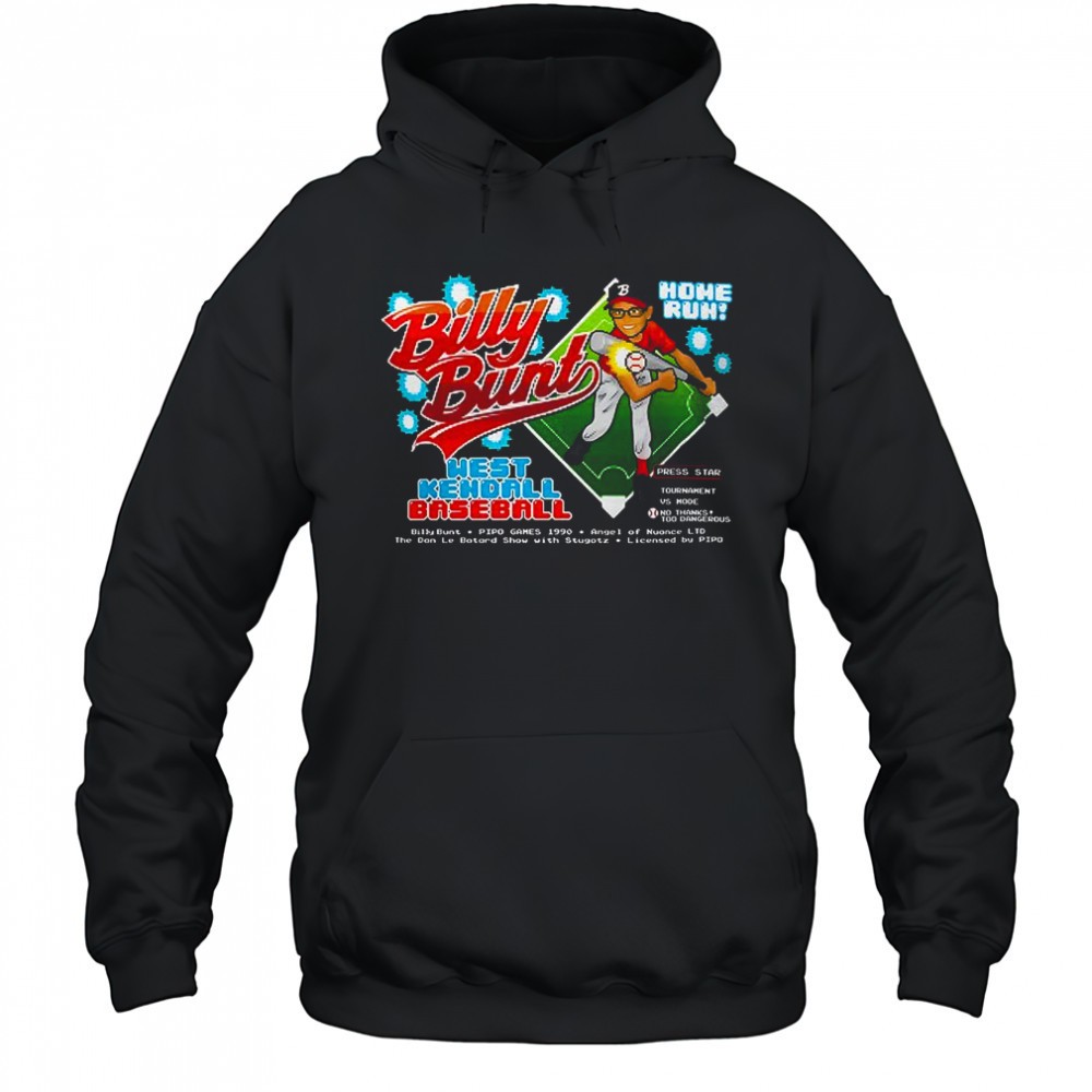 Billy Bunt west Kendall baseball Home Run Video Game shirt