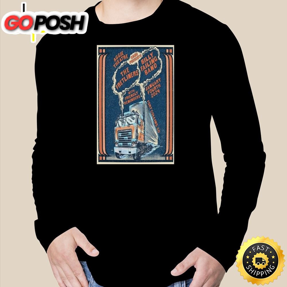 Billy Failing January 4 2025 Fort Collins, Colorado Tour T-Shirt