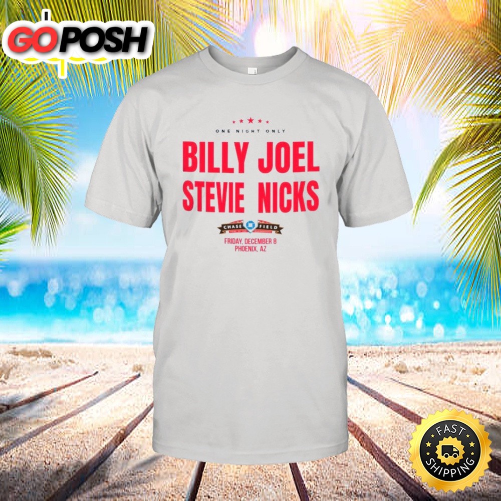 Billy Joel And Stevie Nicks Phoenix Tour 2025 Shirt