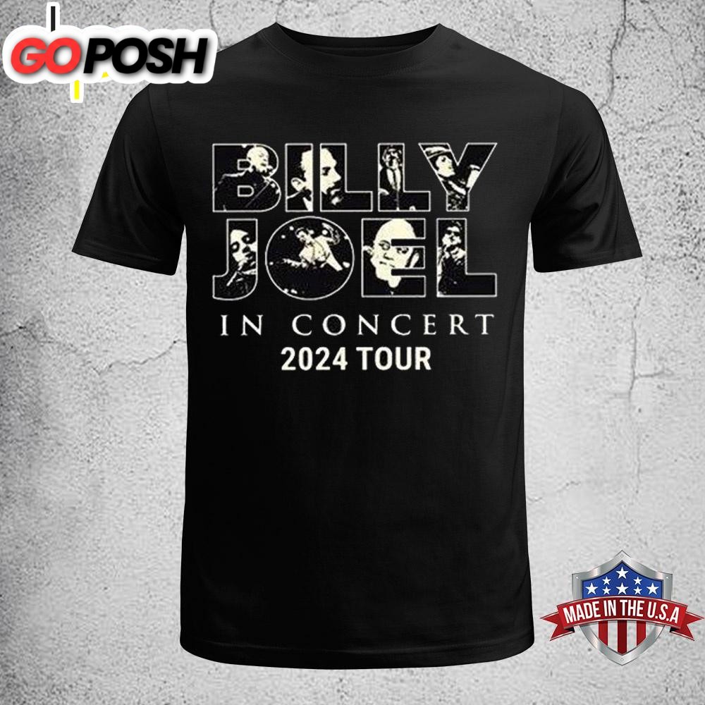 Billy Joel In Concert Music Tour 2024 Unisex T-Shirt