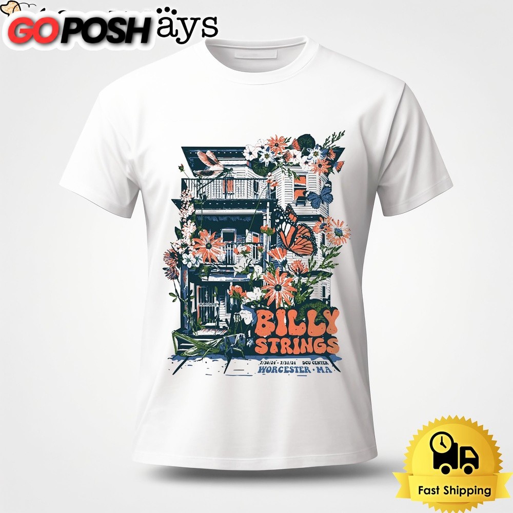 Billy Strings At DCU Center In Worcester MA On July 30-31 2024 Unisex T-Shirt