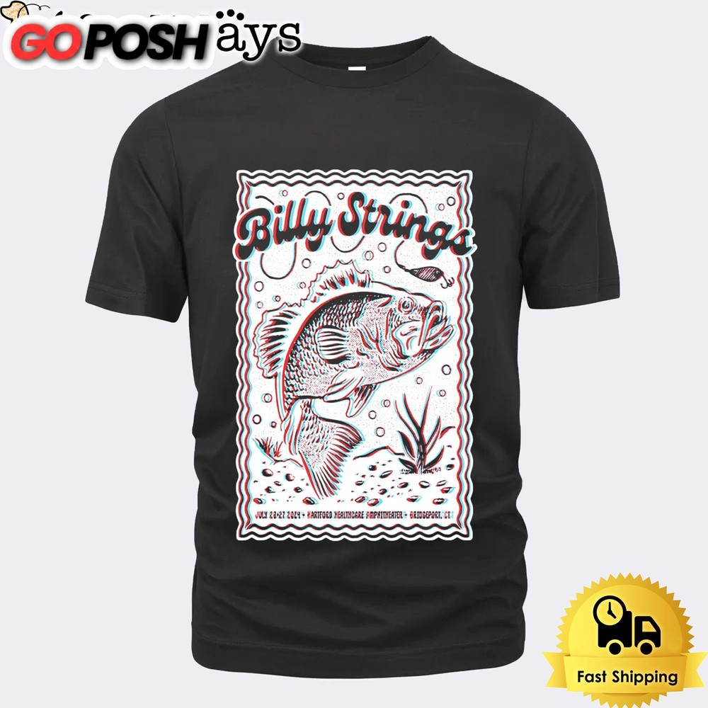 Billy Strings At Hartford HealthCare Amphitheater Bridgeport CT On July 26-27 2024 Unisex T-Shirt