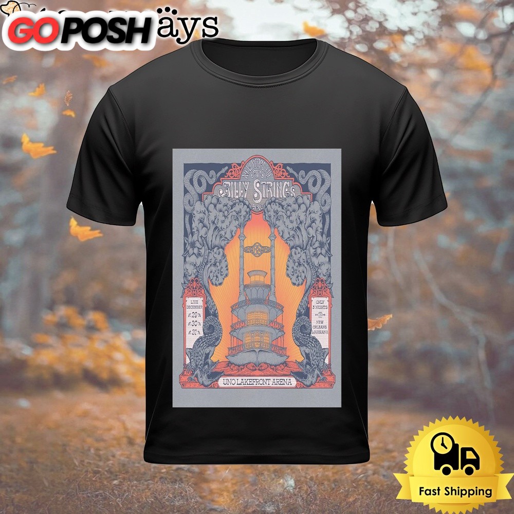 Billy Strings Dec 29-31 2024 UNO Lakefront Arena In New Orleans LA T Shirt