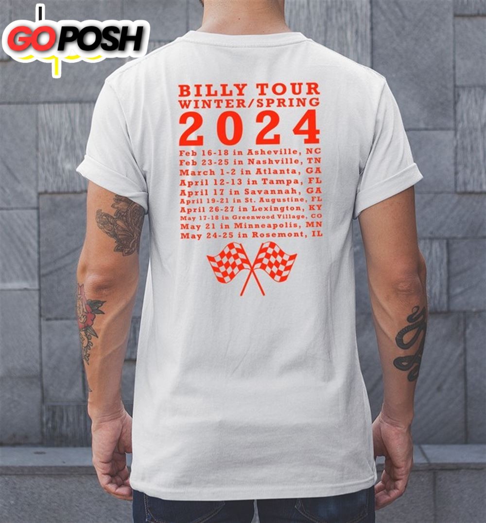 Billy Strings Exploreasheville.Com Arena, Asheville Nc Feb 17th, 2025 Show Shirt