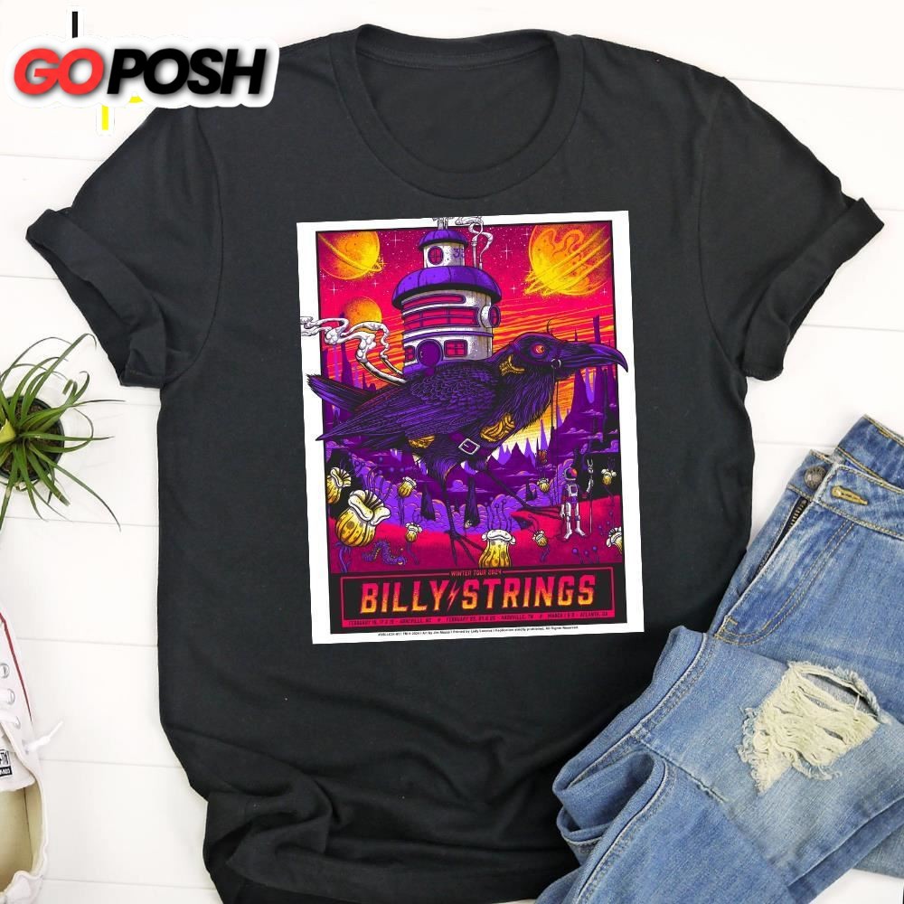 Billy Strings Multiple Cities 24 Mazza Tour 2025 Unisex T-Shirt