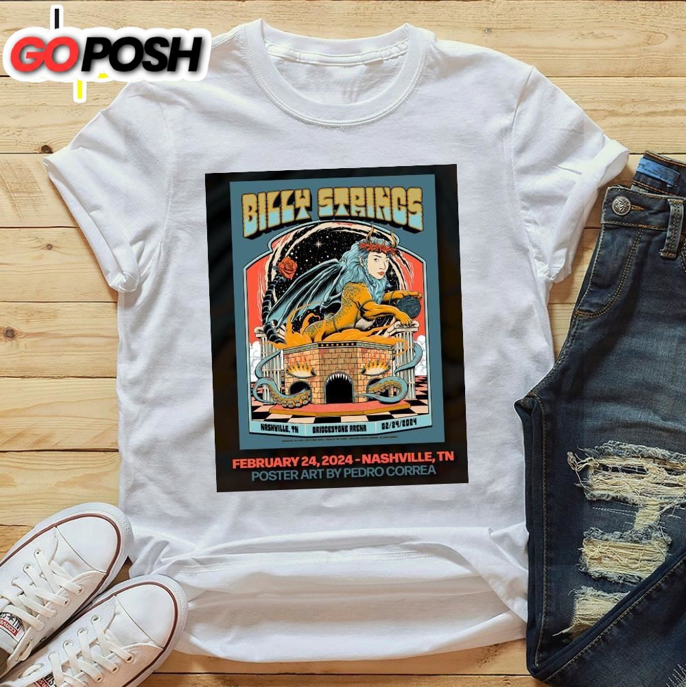 Billy Strings Tour 2025 February 24 Nashville T-Shirt
