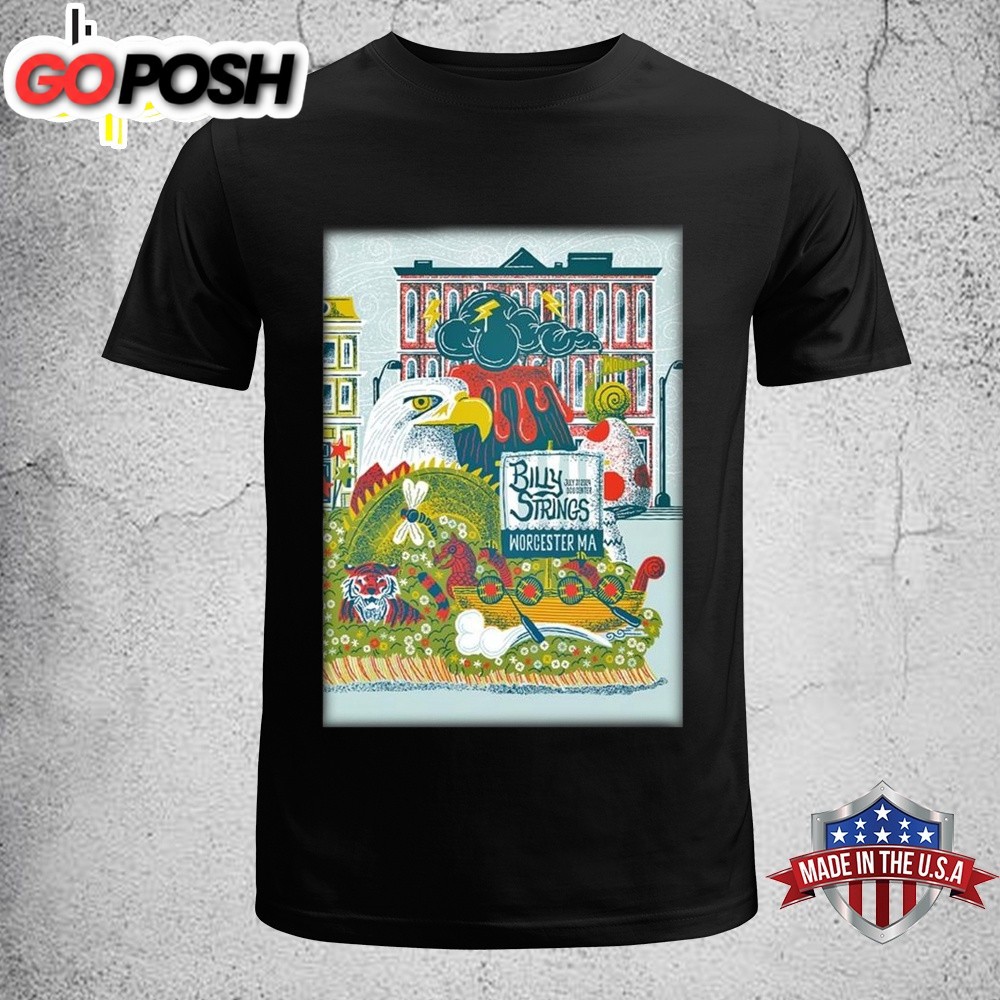 Billy Strings Tour In Worcester MA On July 2025 Unisex T-Shirt
