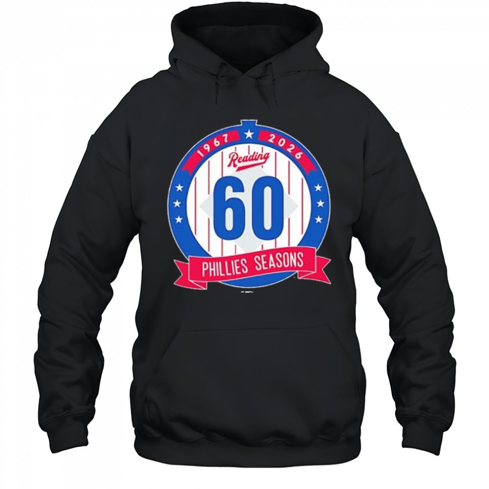 Bimmridder Graphite Heather Phillies Affiliate 60th Anniversary shirt