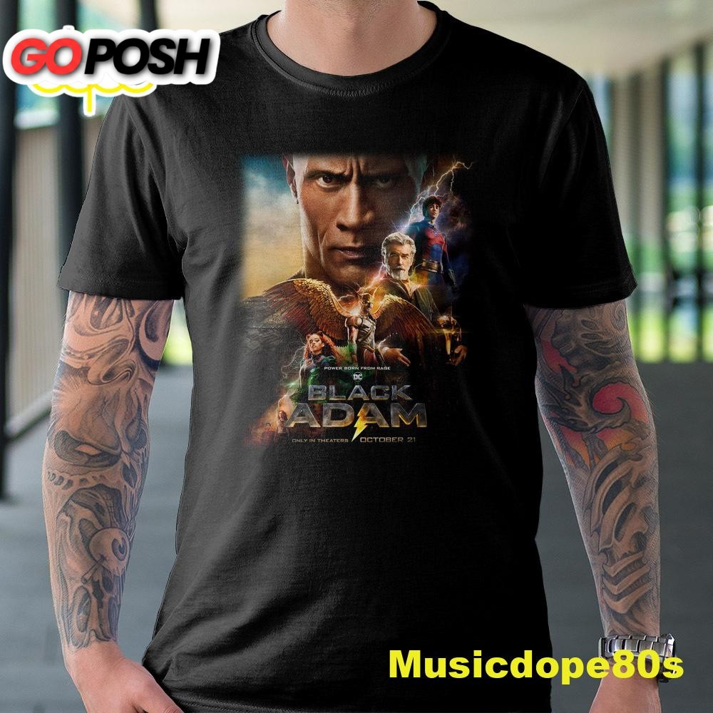 Black Adam Comics Movie 2025 Unisex T-Shirt