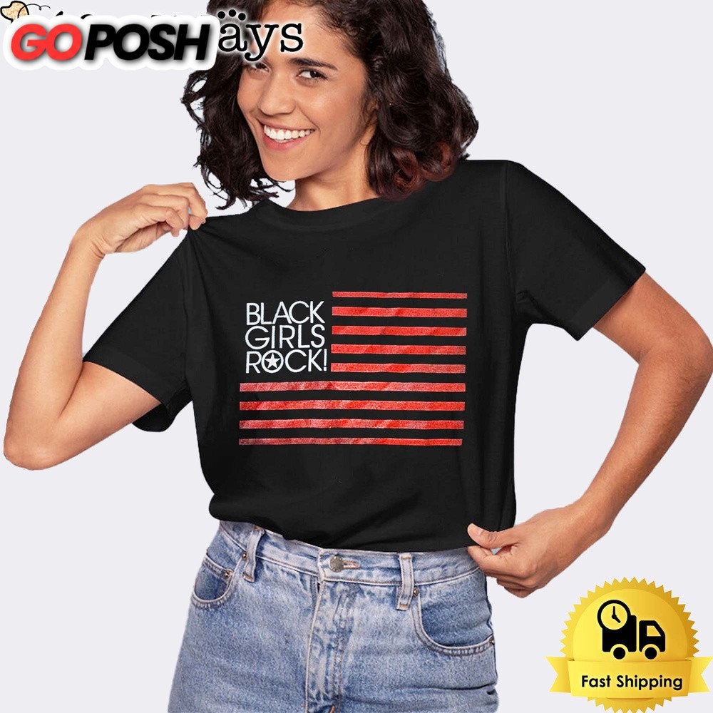 Black Girls Rock America Flag T-Shirt