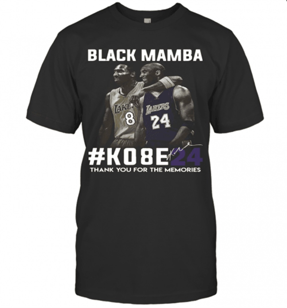 black-mamba-ko8e24-thank-you-for-the-memories-t-shirt-44gt27dv Black Mamba #Ko8e24 Thank You For The Memories T-Shirt