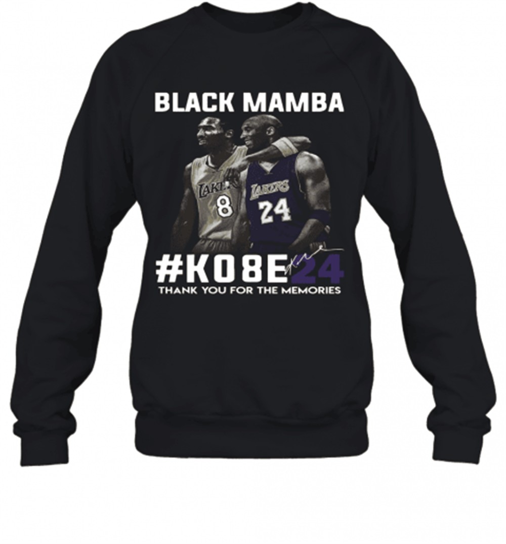black-mamba-ko8e24-thank-you-for-the-memories-t-shirt-44gt27dv Black Mamba #Ko8e24 Thank You For The Memories T-Shirt