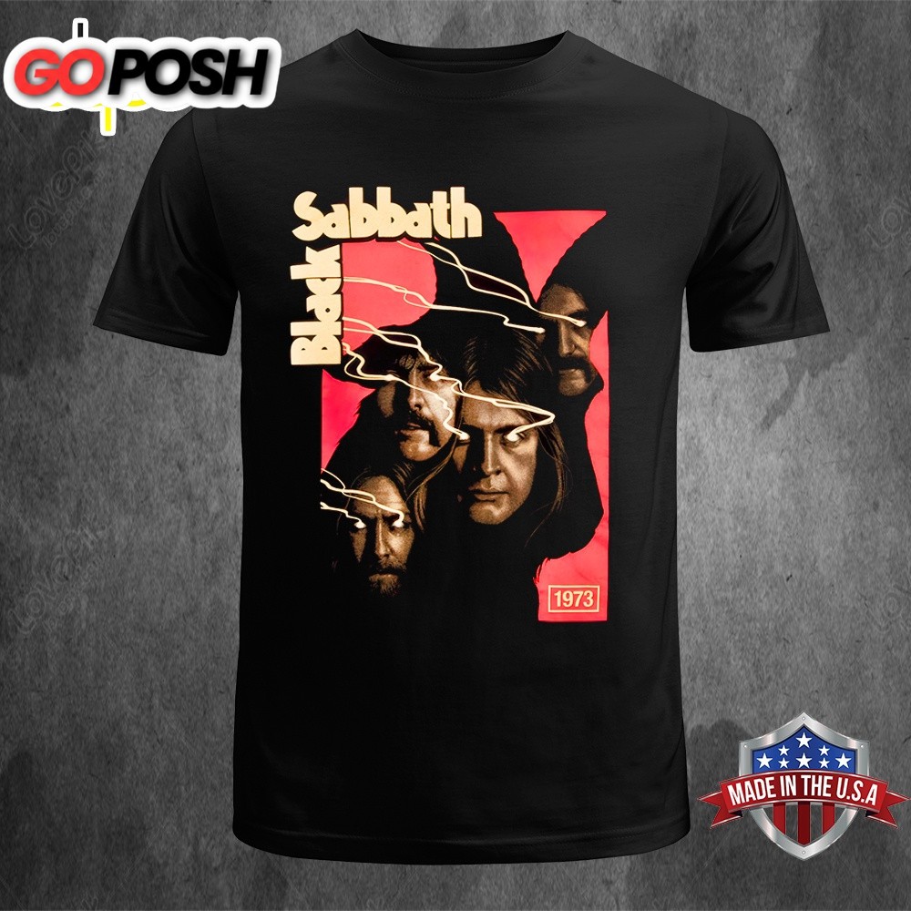 Black Sabbath 1973 Illustration Music Unisex T-Shirt