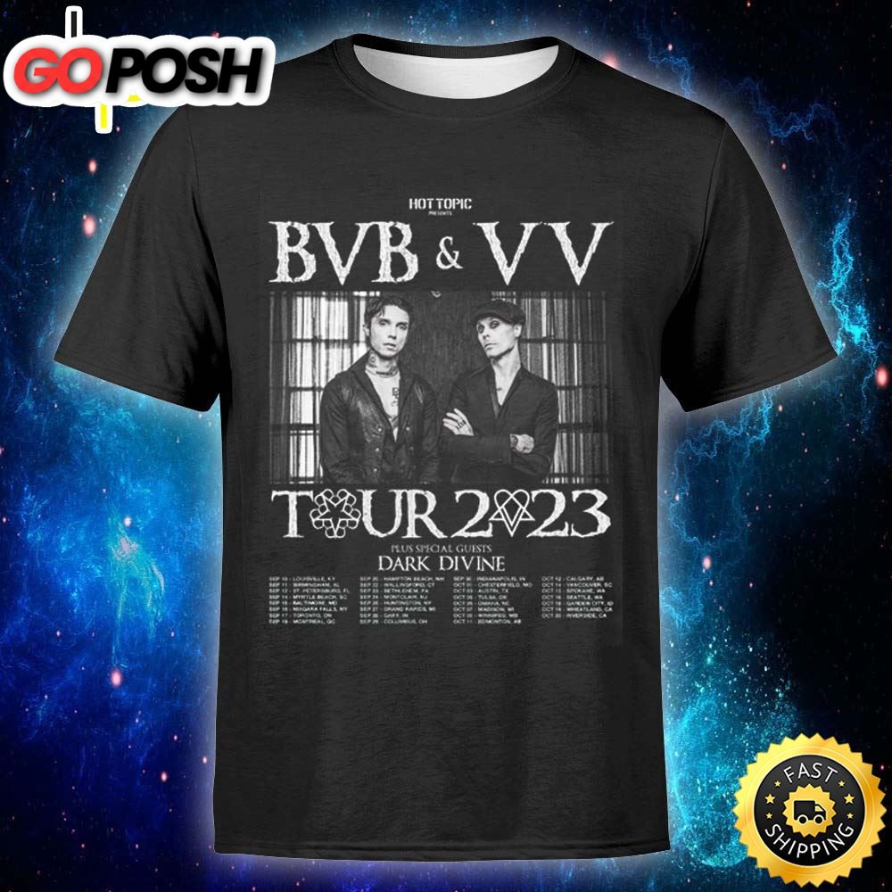 Black Veil Brides & Ville Valo Co-headline Fall Tour Of U.s. & Canada Unisex T-shirt