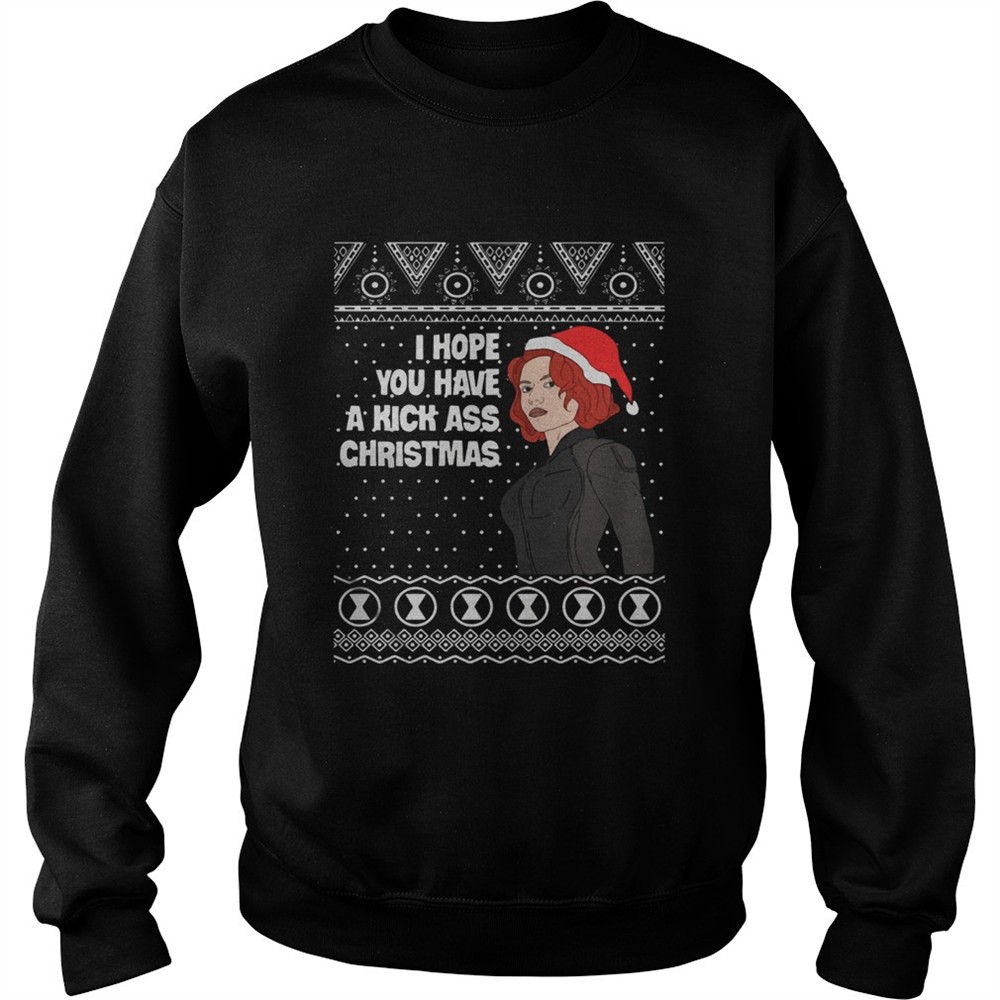 Black Widow I Hope You Have A Kick Ass Christmas shirt
