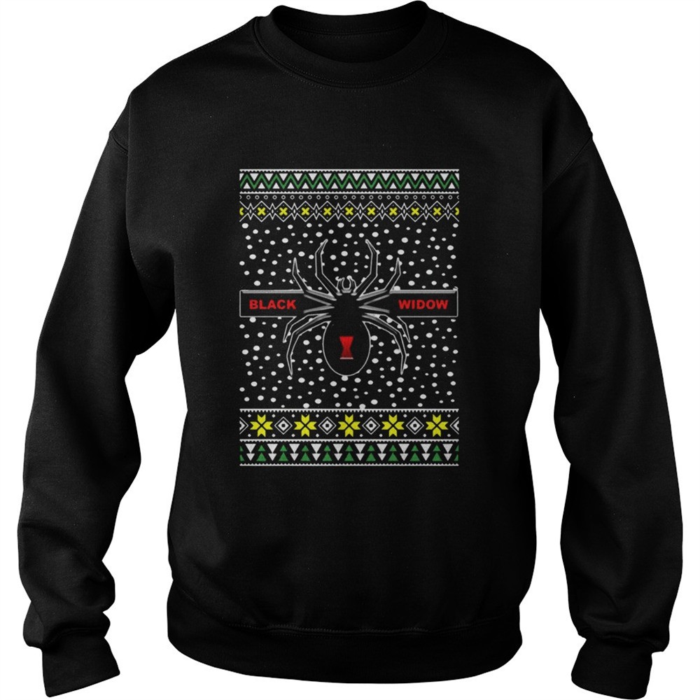 Black Widow Logo Widow Ugly Christmas shirt