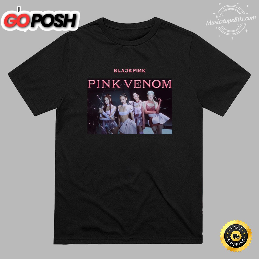Blackpink Comeback Pink Venom Hot Tour 2025 Unisex Tshirt