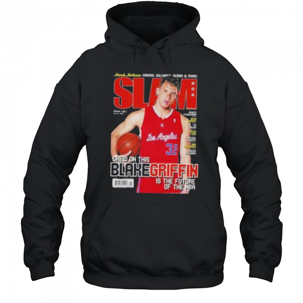 Blake griffin los angeles clippers NBA slam cover shirt