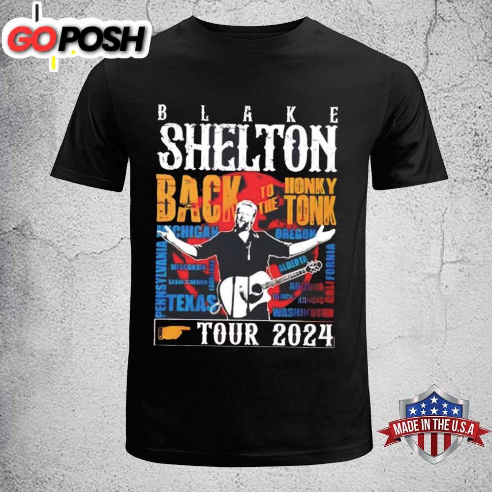 Blake Shelton Music Tour 2025 Unisex T-Shirt