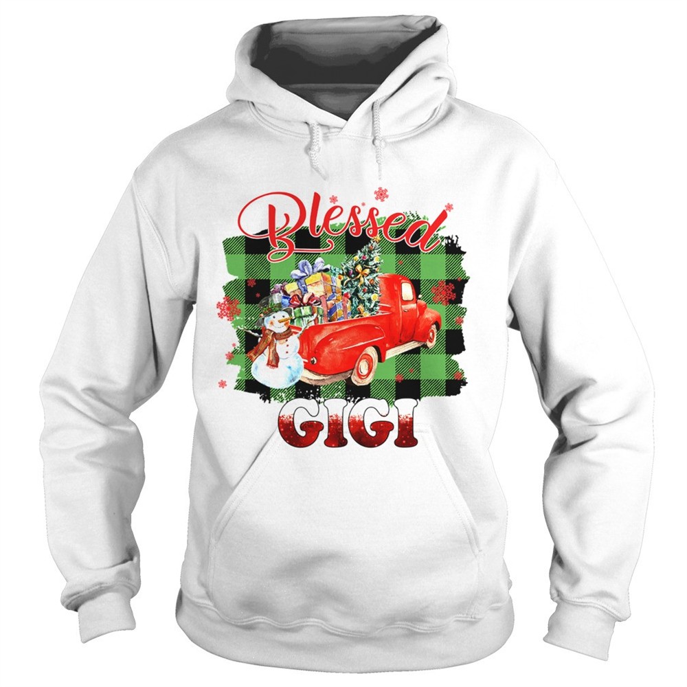 blessed-gigi-christmas-truck-snowman-tshirt-848lebwz Blessed Gigi Christmas Truck Snowman TShirt