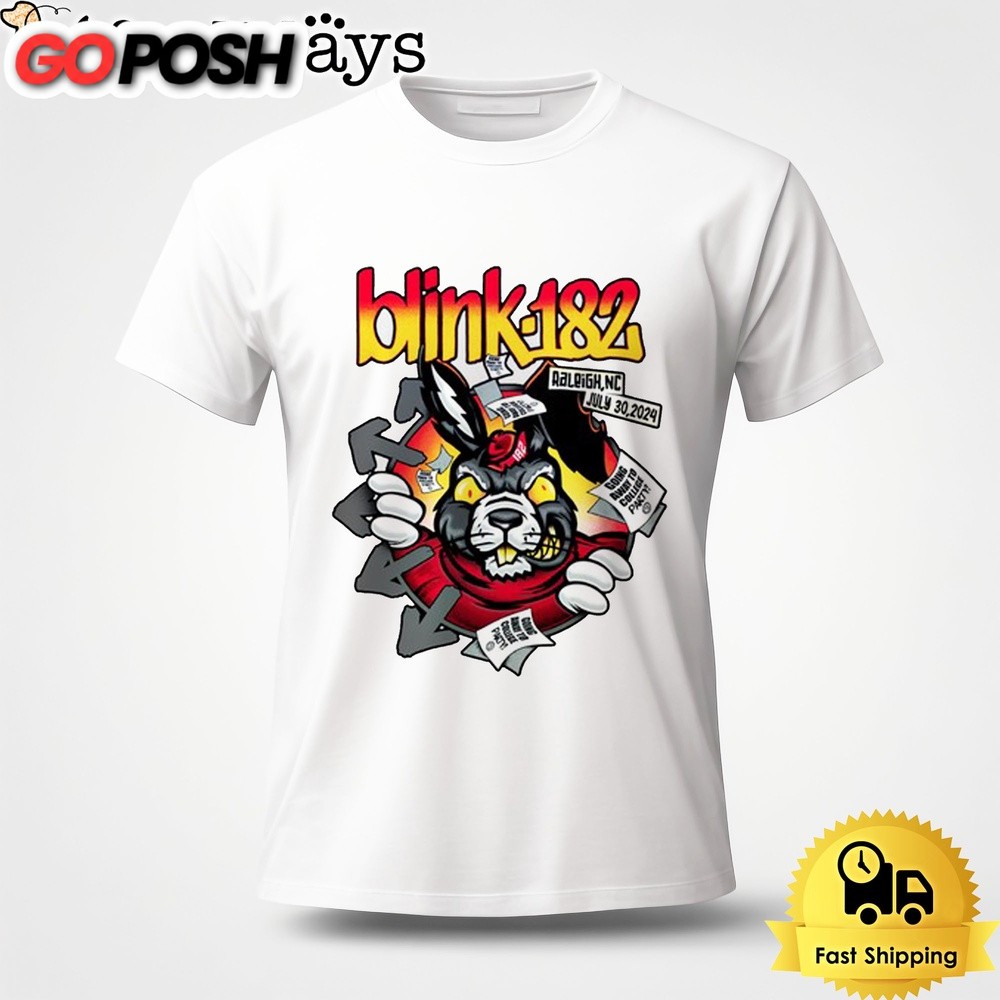 Blink 182 At PNC Arena In Raleigh NC On July 30 2024 Unisex T-Shirt