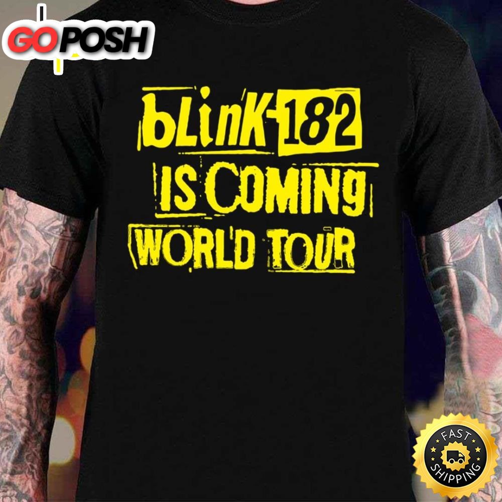 Blink-182 Band Is Coming World Tour 2025 Unisex T-Shirt