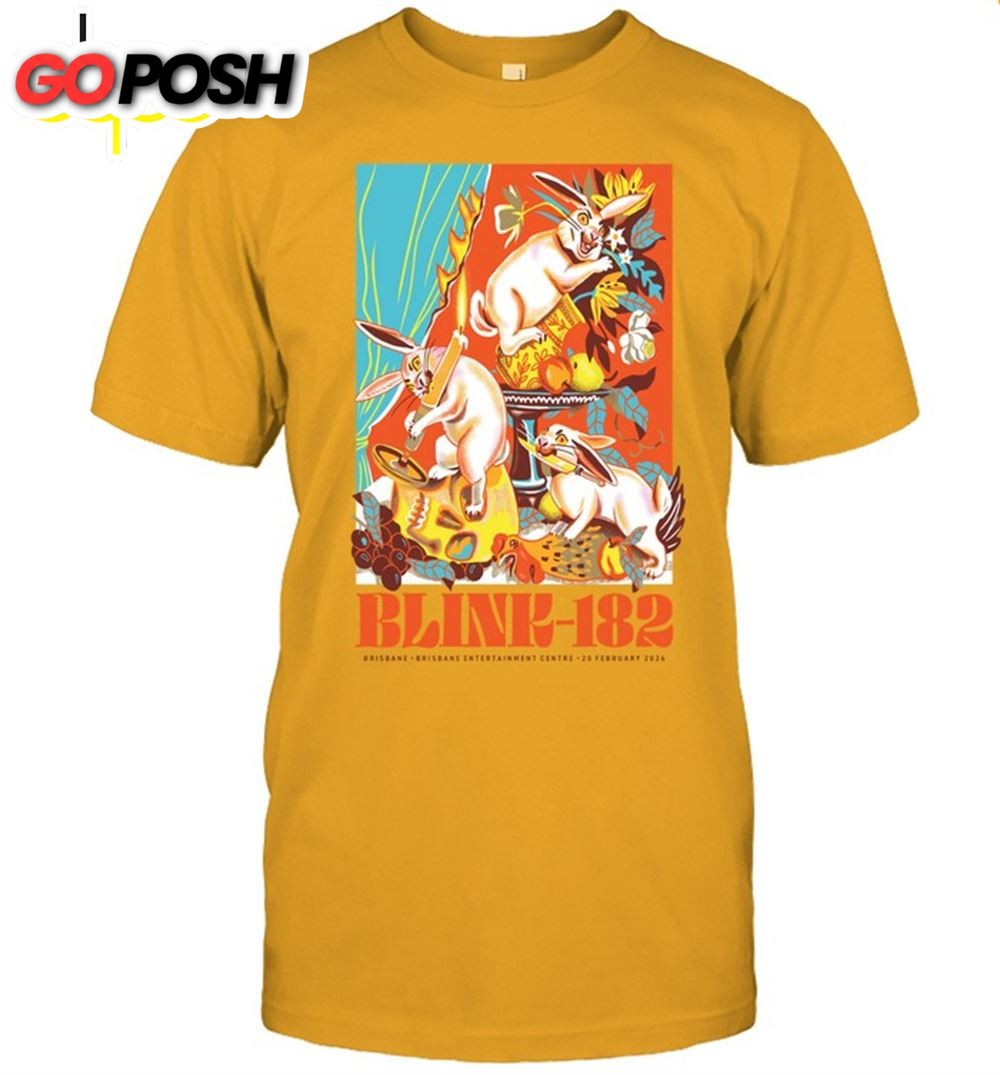 Blink-182 Brisbane, Australia 20 February, 2025 Tour Shirt