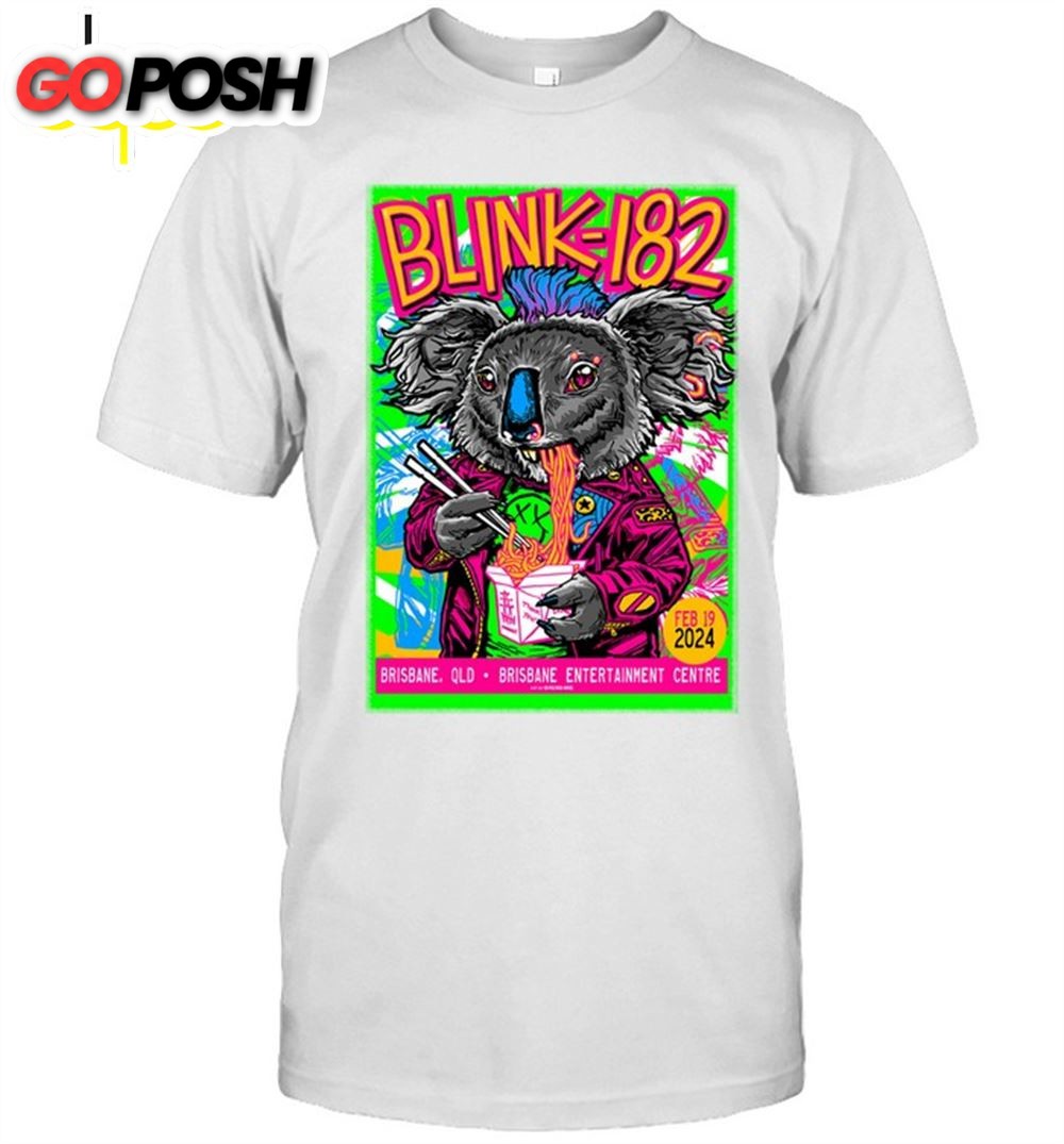 Blink-182 Brisbane Entertainment Centre Feb 19 2025 T Shirt