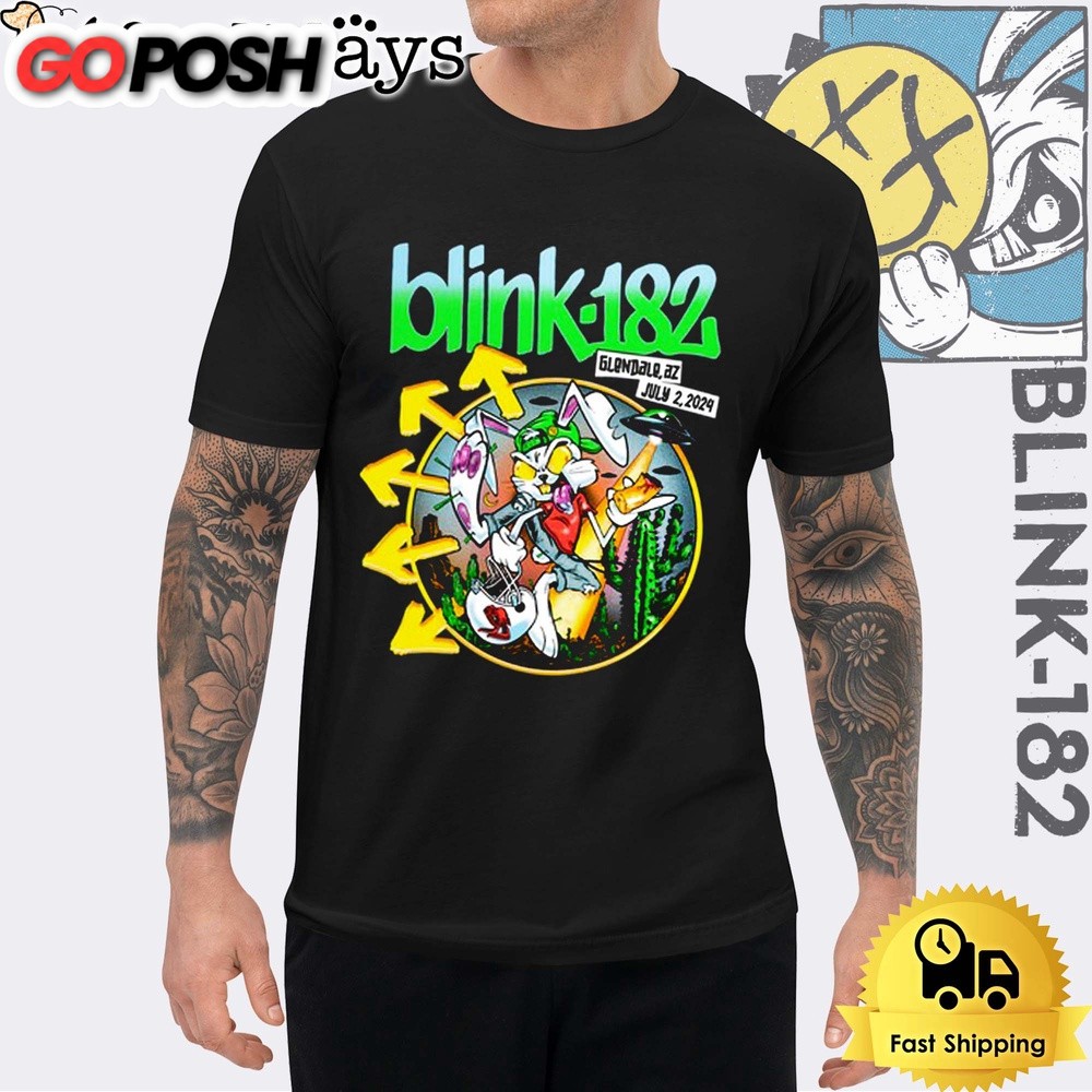 Blink 182 Glendale AZ July 2024 Event Unisex T-Shirt