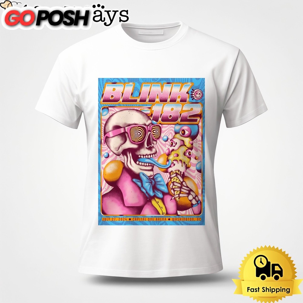 Blink 182 Live At Capital One Arena Washington DC On July 27 2024 Unisex T-Shirt