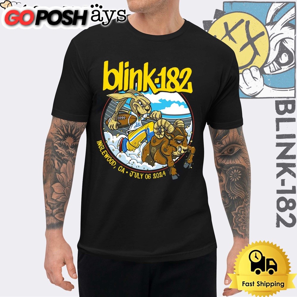 Blink 182 Live At Sofi Stadium Inglewood CA July 2024 Unisex T-Shirt