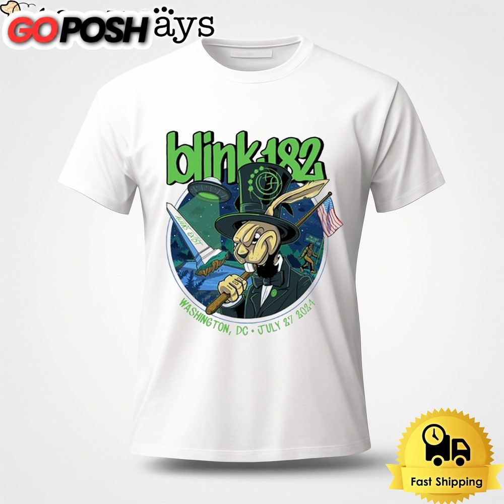 Blink 182 Live At Washington DC On July 27 2024 Unisex T-Shirt