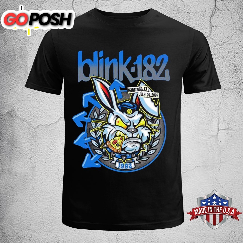 Blink 182 Merch Event Tee For Hartford CT At The Xfinity Theatre On July 24 2025 Unisex T-Shirt