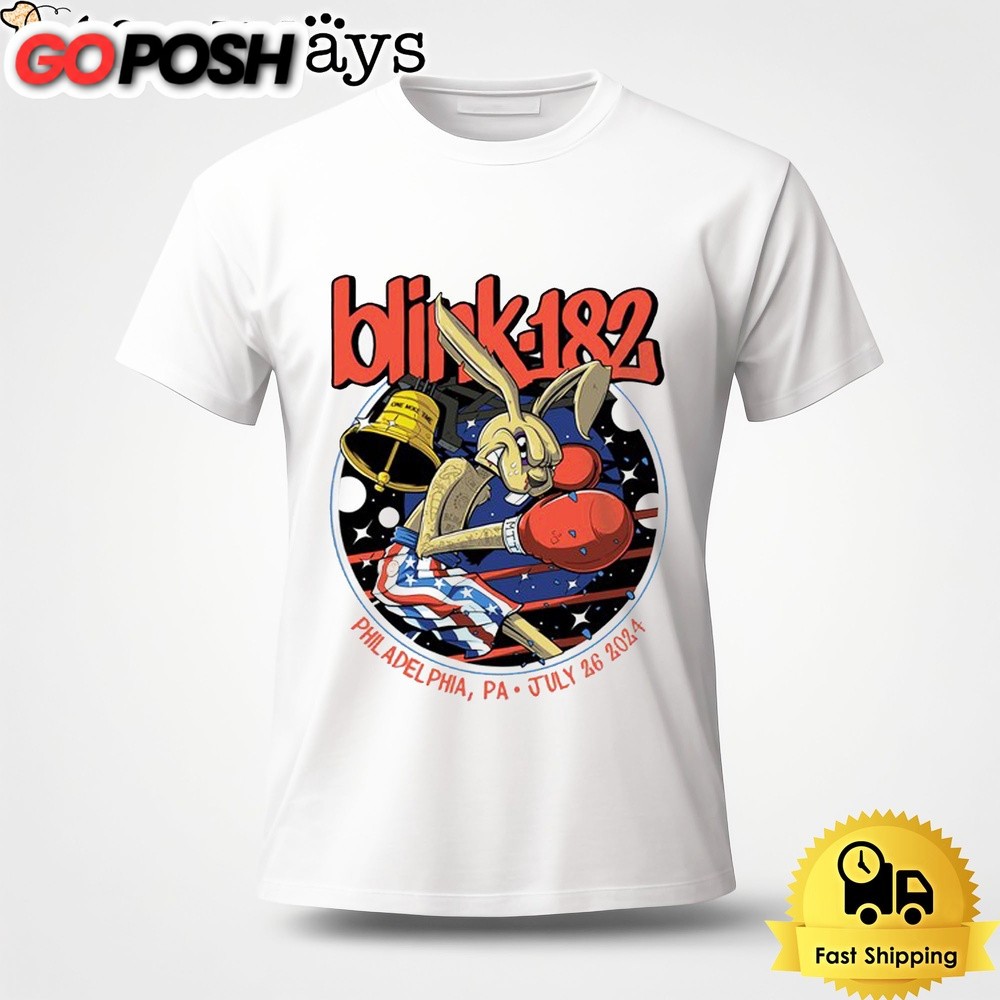 Blink 182 Philadelphia PA On July 26 2024 Unisex T-Shirt