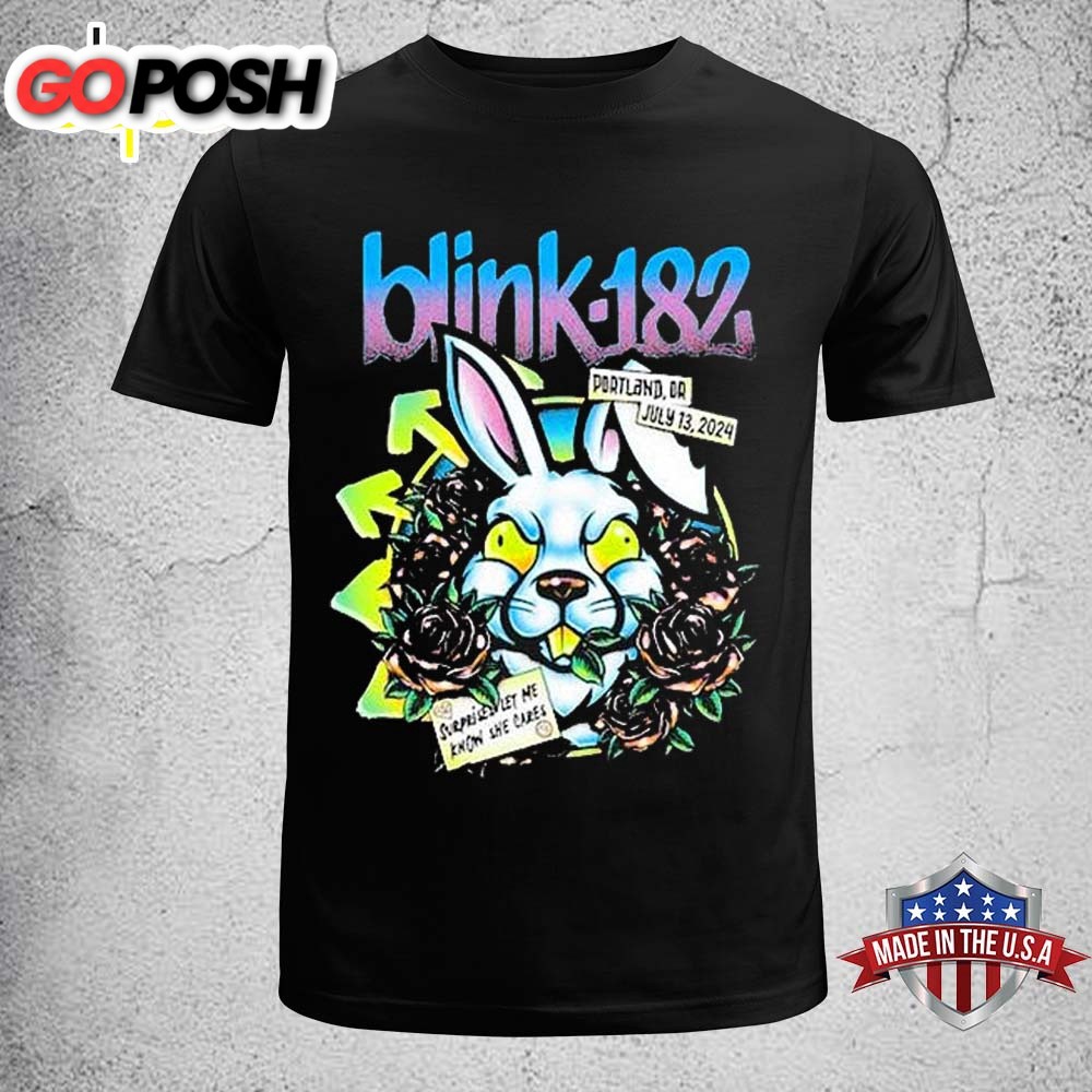 Blink-182 Portland, OR July Music Unisex T-Shirt