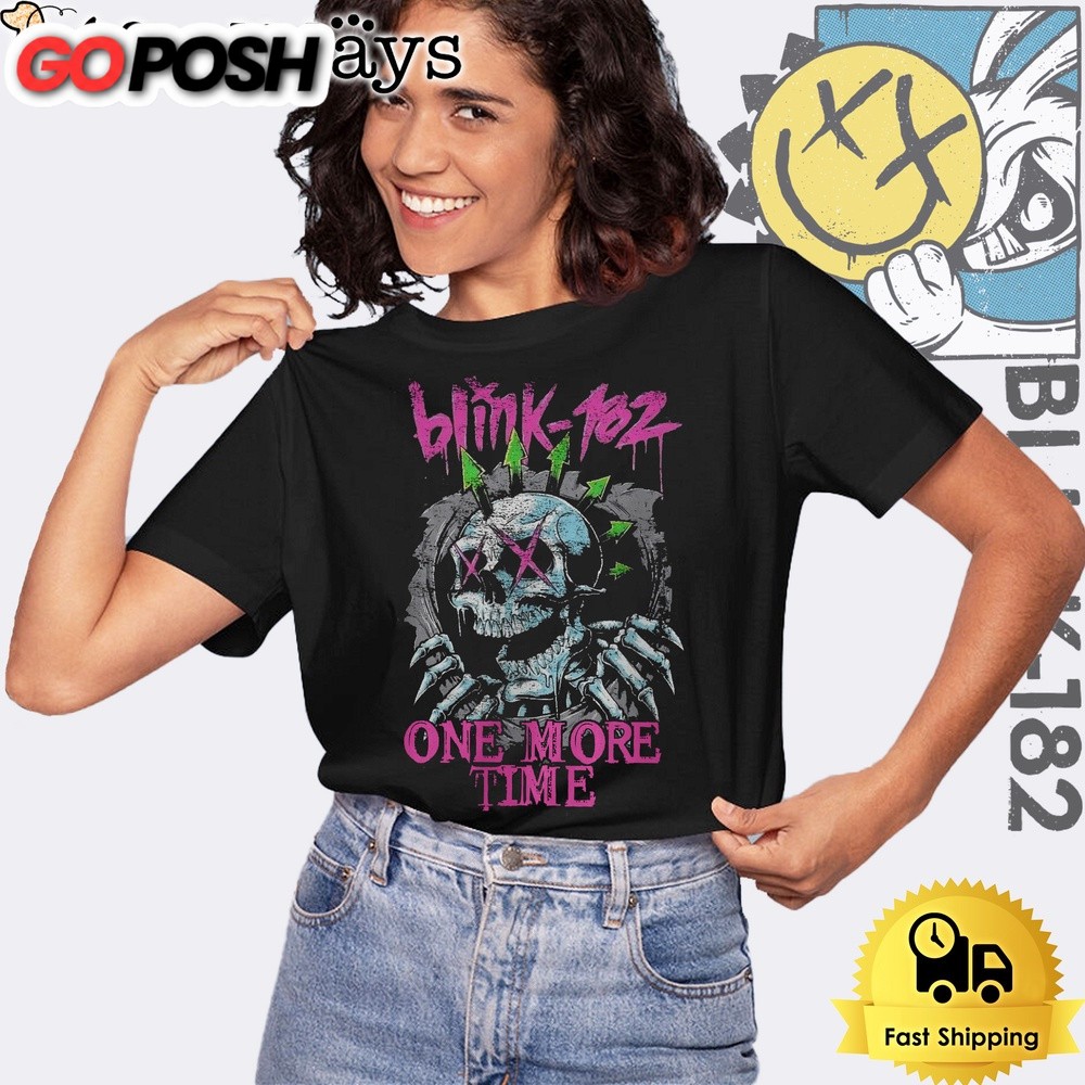 Blink 182 Skull One More Time Unisex T-Shirt