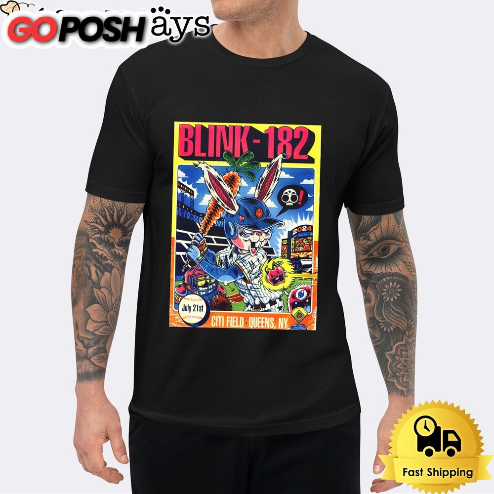 Blink 182 Tour At Citi Field In Queens NY On July 21 2024 Unisex T-Shirt