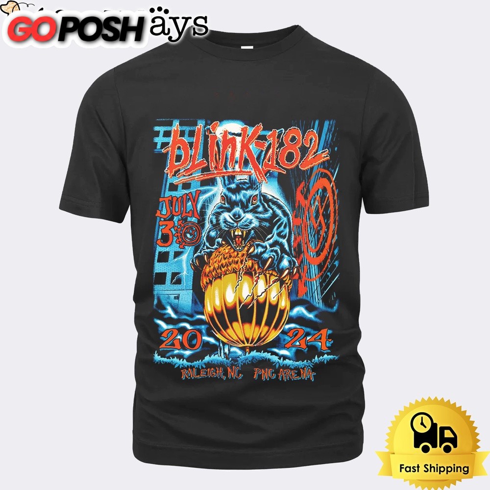 Blink 182 Tour At PNC Arena In Raleigh NC On July 30 2024 Unisex T-Shirt