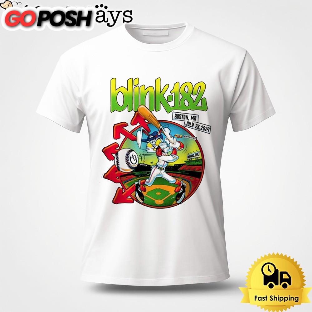 Blink 182 Tour In Boston MA On July 23 2024 Unisex T-Shirt