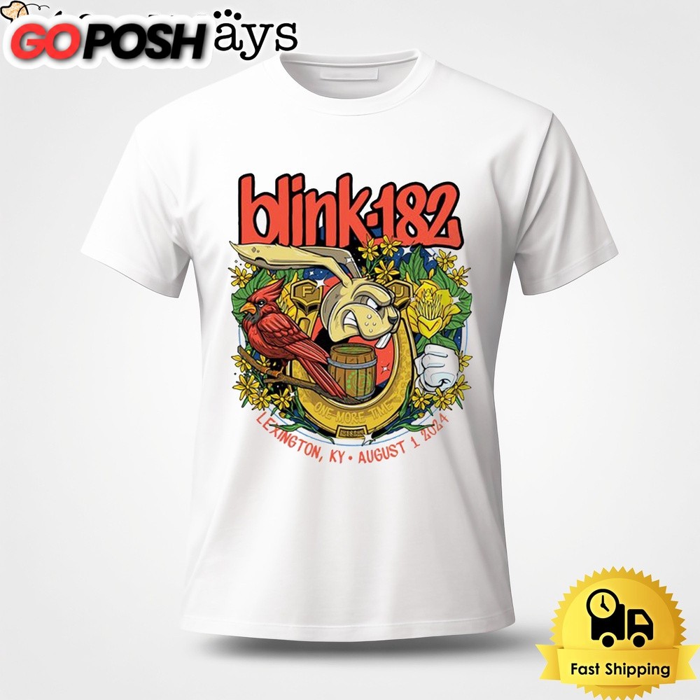 Blink 182 Tour In Lexington KY On August 1 2024 Unisex T-Shirt
