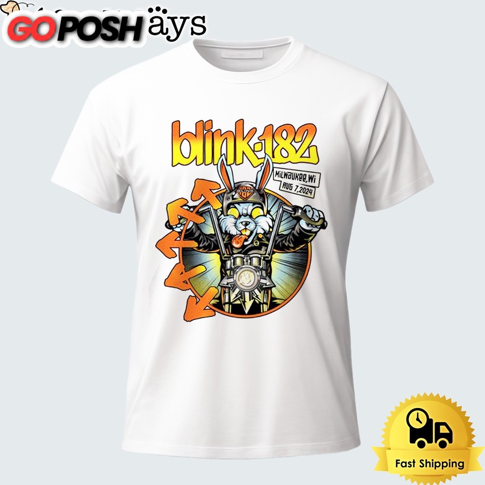 Blink 182 Tour In Milwaukee WI On August 7 2024 Unisex T-Shirt